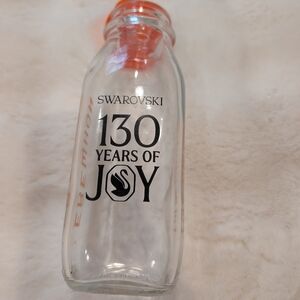 Swarovski Commemorative EREWHON Glass Bottle with Orange Cap
